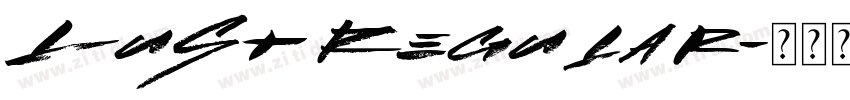 Lust Regular字体转换